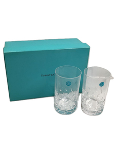 TIFFANY&Co.◆ティファニー/ペアグラス/タンブラー/2点セット/CLR/中古