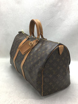 LOUIS VUITTON◆キーポル45/モノグラム/ビニール/ブラウン/M41428_画像2