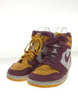 NIKE◆AIR JORDAN 1 RETRO HIGH OG/26cm/YLW/レザー/555088-706/箱・替紐_画像2