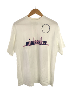 mindseeker◆Tシャツ/L/コットン/WHT/MS-211-033