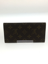 LOUIS VUITTON◆ポルト・円・3カルトクレディ_モノグラム_BRW/PVC/BRW/札入れ_画像2