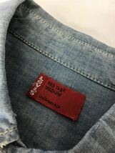 Levi’s REDTAB◆長袖シャツ/M/-/IDG/無地_画像3