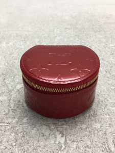 LOUIS VUITTON◆ポシェット・ビジューPM_モノグラム・ヴェルニ_RED/エナメル/RED/レディース