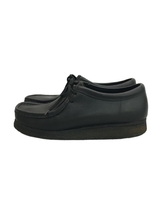 Clarks◆クラークス/シューズ/ワラビー/UK7.5/BLK/レザー_画像1