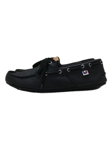 LOUIS VUITTON* deck shoes /UK7/BLK/ кожа /459453