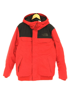 THE NORTH FACE◆ダウンジャケット/XL/ナイロン/RED