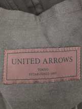 UNITED ARROWS◆バルマカーンコート/ステンカラーコート/L/ウール/BEG/1125-299-7681/ベルト欠品/少々シミ_画像3