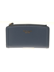 kate spade new york◆長財布/-/BLU/レディース