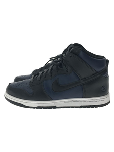 NIKE◆×FRAGMENT DESIGN/DUNK HI/ダンクハイ/スニーカー/26.5cm/NVY/DJ0383-400