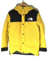 THE NORTH FACE◆MOUNTAIN DOWN JACKET_マウンテンダウンジャケット/XS/ナイロン/イエロ-/ND91837_画像1