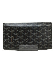 GOYARD◆長財布/ビニール/ブラック/総柄/レディース/ゴヤール