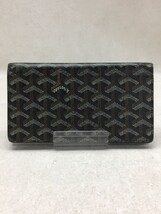 GOYARD◆長財布/ビニール/ブラック/総柄/レディース/ゴヤール_画像2