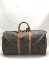 LOUIS VUITTON◆キーポル50_モノグラム_BRW/PVC/BRW_画像4