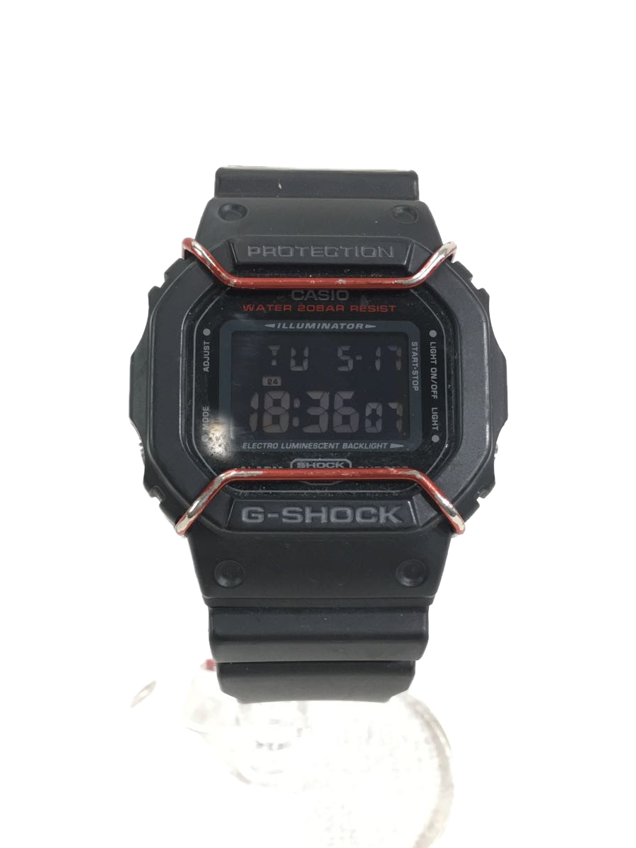 カシオ G-SHOCK ブラック&レッドシリーズ DW-5600HR-1JF オークション