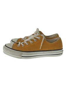 CONVERSE◆ローカットスニーカー/US7.5/YLW/スウェード