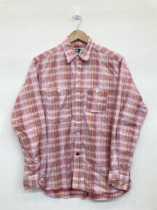 Engineered Garments◆長袖シャツ/S/コットン/チェック/赤/レッド