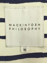 MACKINTOSH PHILOSOPHY◆トレンチコート/36/コットン/NVY_画像3