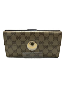 GUCCI◆長サイフ_GGプラス/PVC/BRW/231835 FZIFG 9903