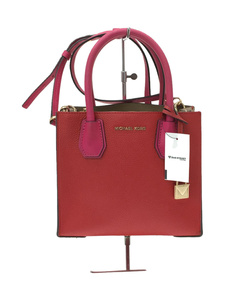 MICHAEL KORS◆ショルダーバッグ/レザー/RED//2WAY ハンドバッグ