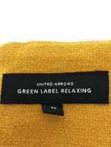 UNITED ARROWS green label relaxing◆KFC L/Nハイウエストタックフレアスカート/36/リネン/オレンジ/3624-199-1499_画像4