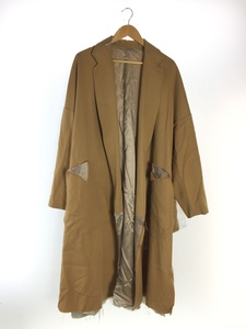 sulvam◆19SS/OVER COAT/SJ-C01-100/オーバーコート/M/ウール/BEG/無地