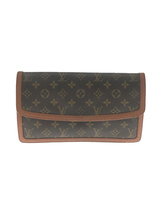 LOUIS VUITTON◆ポシェットダム_モノグラム_BRW/PVC/BRW/総柄_画像1