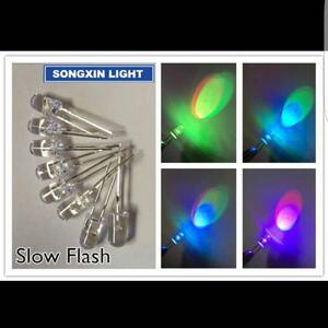 5mm LED 7 color RGB slowly discoloration 100 piece 