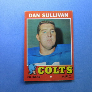 1971 Topps Football #108 Dan Sullivan
