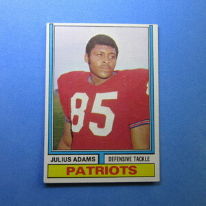 1974 Topps Football #171 Julius Adams