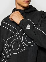 送料無料 新品 adidas エッセンシャルビッグロゴ ウインドブレーカー XL_画像4