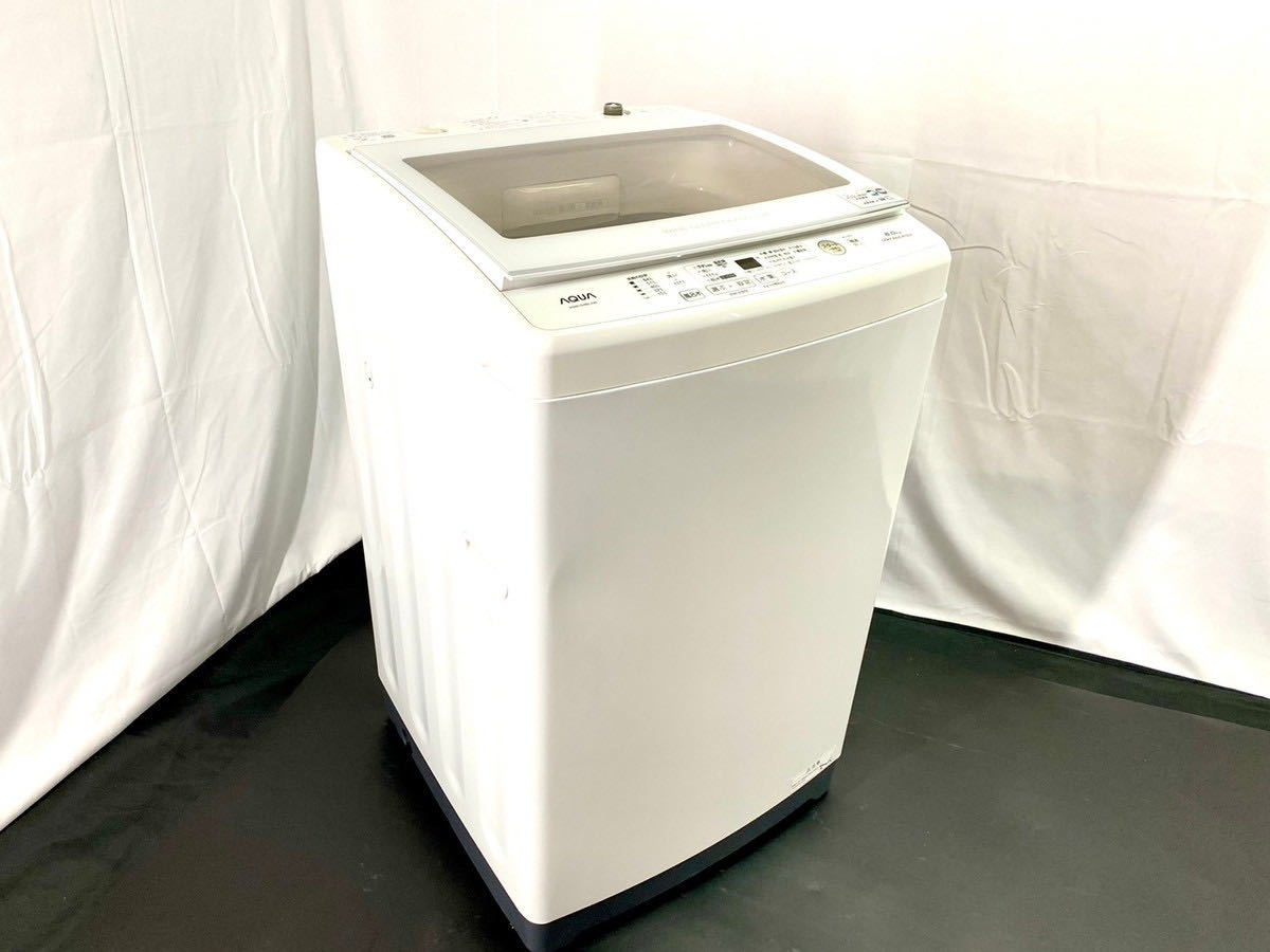 AQUA 洗濯機 AQW-GV100H 10kg 2019年製 家電 E580-
