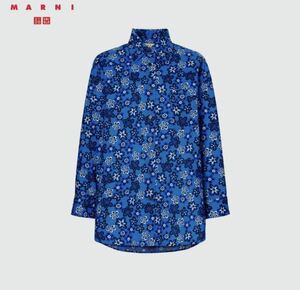 【新品】UNIQLO MARNI ユニクロ　マルニ　オーバーサイズシャツ　S