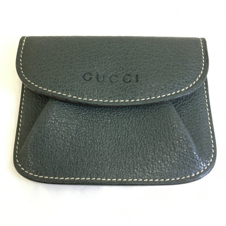 極美品 *GUCCI グッチ* レザー コインケース シェリーライン 箱付き