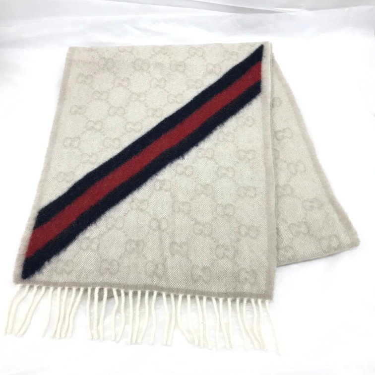 ヤフオク! -グッチ マフラーの中古品・新品・未使用品一覧