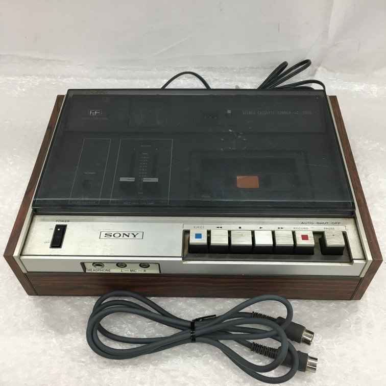 買蔵 SONY CASSETTE-CORDER TC-1460動作確認済み 昭和51年