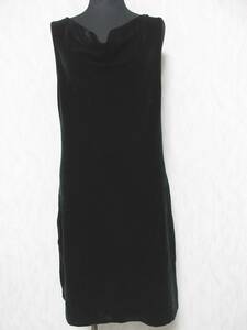 DKNY velour no sleeve One-piece black black S irmri.2902