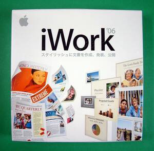 【3126】 Apple iWork '06 新品 Pages Keynote キーノート ページズ アップル アイワーク ページレイアウト 表計算 ストーリーボード