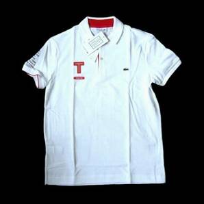 新品 Men's 3 ラコステ LACOSTE 東京 CITY POLO TOKYO 半袖 ポロシャツ ホワイト City Polo Edition Tokyo PH3180 日本サイズS-M位の画像3