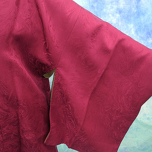 （23）道行コート 着物 美品 pre-owned リサイクル 正絹 SILK  紫ピンク  Japanese Kimono coat 83cm  32.6inchの画像4