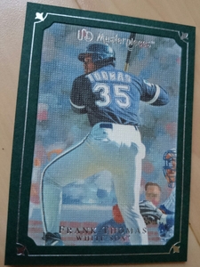 ★FRANK THOMAS UPPER DECK UD MASTERPIECES 2007 #39 MLB メジャーリーグ フランク トーマス CHICAGO WHITE SOX シカゴ ホワイトソックス