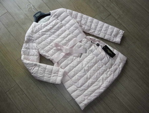  new goods tag attaching 8.6 ten thousand Max Mara WEEKENDliva-sibru spring down coat pink / beige 