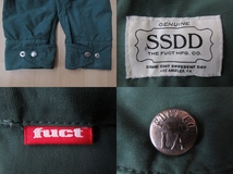 FUCT SSDD 60/40 SHELL JACKET マウンテン パーカー M グリーン ファクト 綿 ナイロン フード ジャケット ブルゾン フーディー アウトドア/_画像9