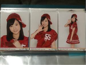 山内祐奈 HKT48 AQUA CITY ODAIBA お台場 SHOP 生写真 コンプ