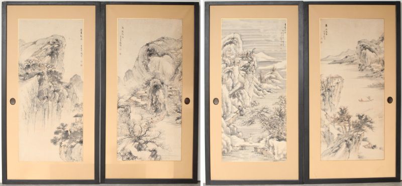 2023年最新】Yahoo!オークション -屏風 水墨の中古品・新品・未使用品一覧