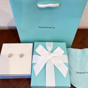 新品 正規品 ティファニー tiffany&co ピアス オープンハートシルバー ケース 巾着 紙袋リボン プレゼント ハート ティファニーアンドコー