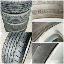 バリ溝。NISSAN日産 ラフェスタ ハイウェイスター B35 純正 ホイール 16インチ×6.5J +52.5 114.3 5穴 BRIDGESTONE 205/55R16ラジアル4本。_画像10