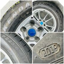 バリ溝。BRIDGESTONE ECO FORME SE-10 17インチ×7J+45 114.3/5 KENDA KLEVER H/T KR50 P225/65R17ラジアル4本。トヨタ/レクサス専用サイズ_画像7