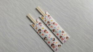 Art Auction Ручная работа [B185] Детская одноразовая сумка для палочек для еды/12 детских одноразовых палочек для еды в комплекте, Японская посуда, палочки для еды, одноразовые палочки для еды