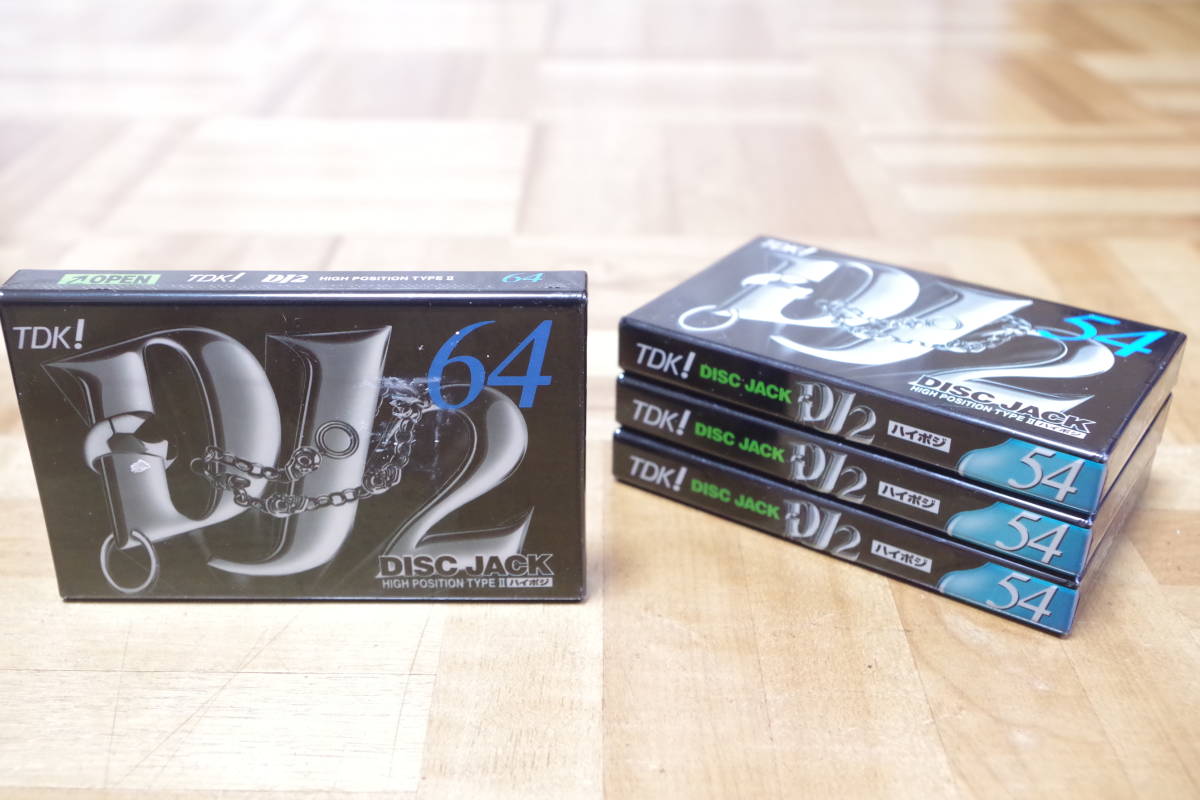 新品未開封!TDK 高音質ハイポジション オーディオカセットテープ 4本