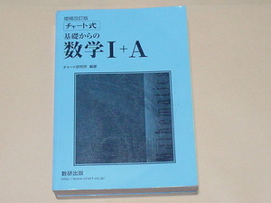 増補改訂版　チャート式　基礎からの数学I+A　数研出版（青チャート）